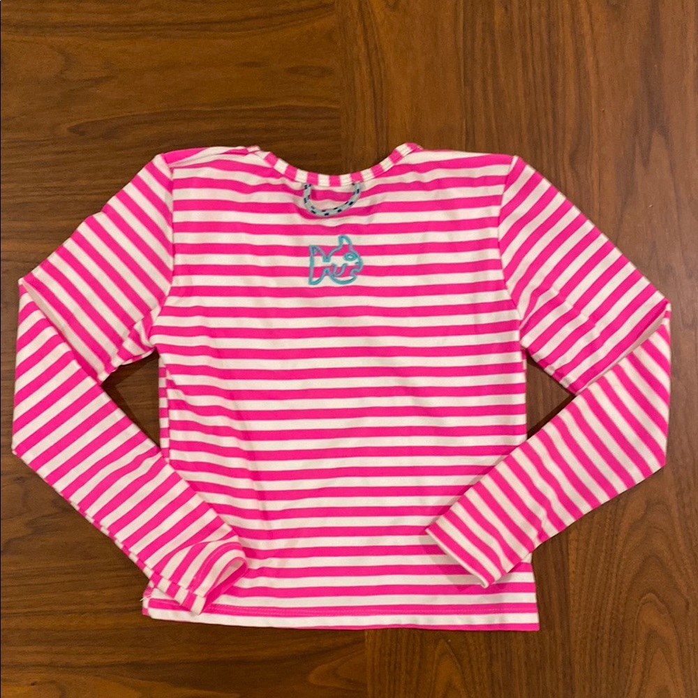 Prodoh Pink Striped Rash Guard